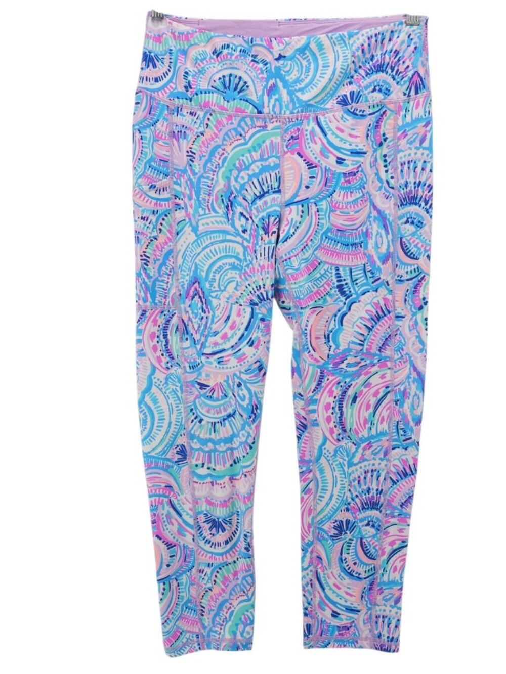 LILLY PULITZER Luxletic Weekender High Rise Crop Legging UPF 50+ Size LARGE